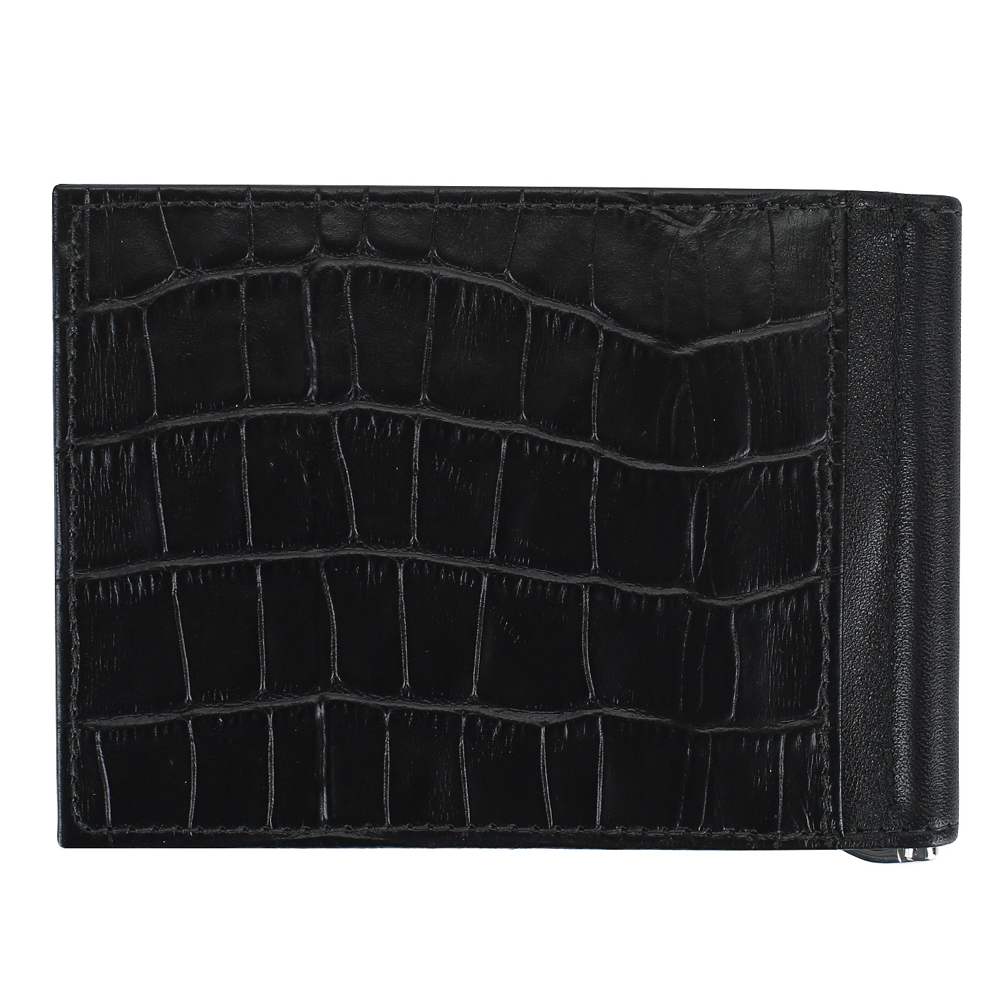 Зажим для денег с отделкой под крокодила Neri Karra 