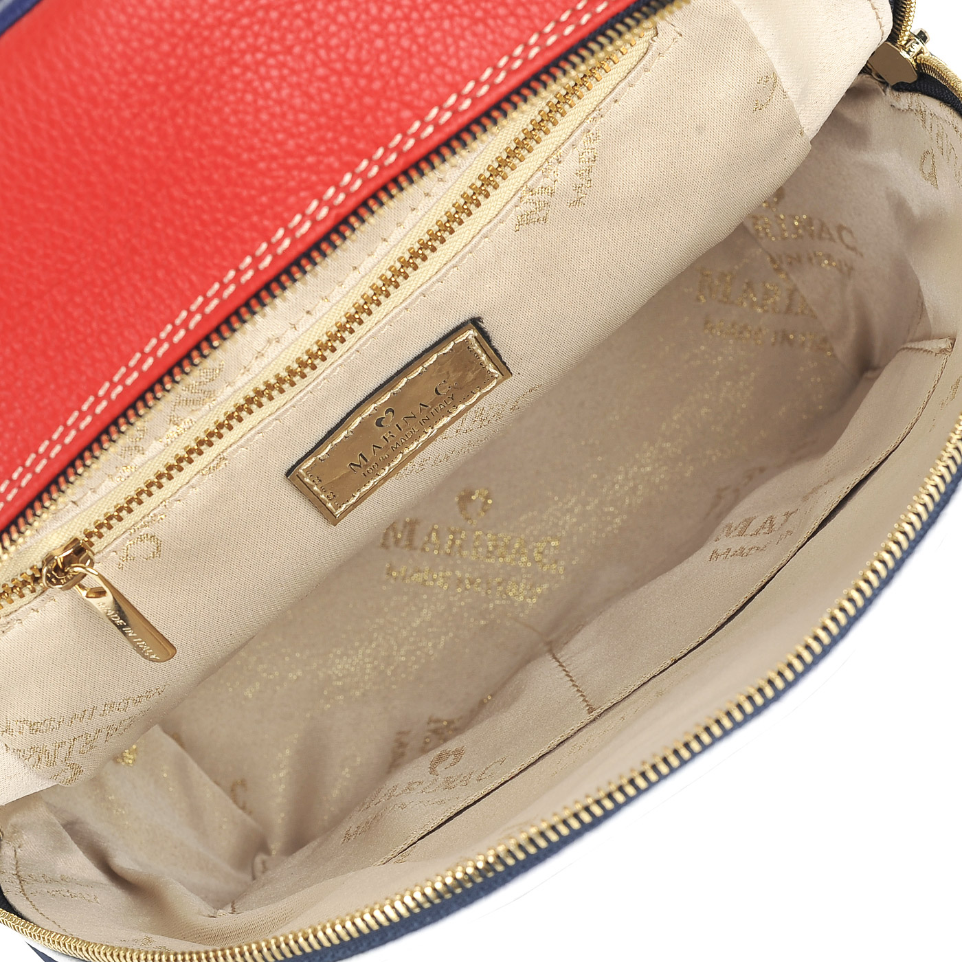 Кожаный женский рюкзак с длинной ручкой Marina Creazioni 0760