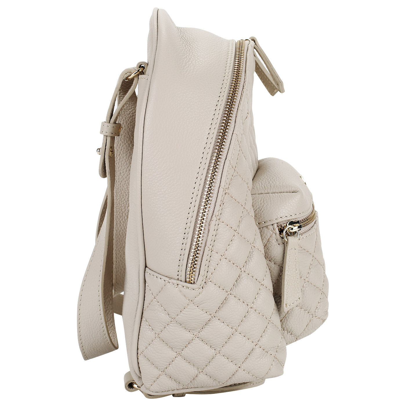 Женский стеганый рюкзак из кожи Marina Creazioni 