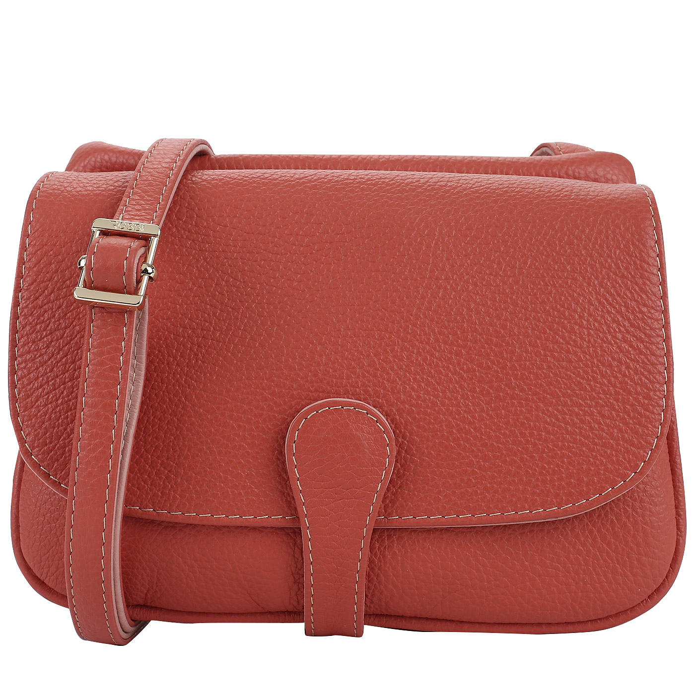 Bruno Rossi Кожаная сумка через плечо