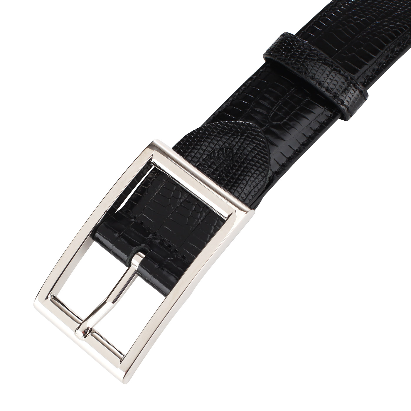 Черный ремень с открытой пряжкой Mayrhoff 