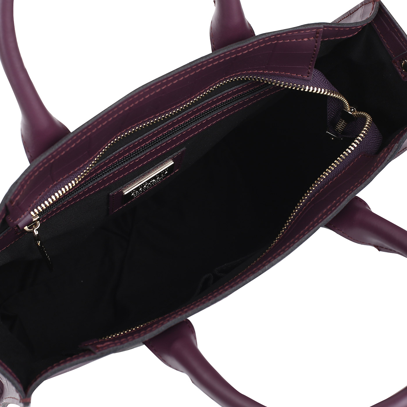 Сумка на молнии из натуральной кожи Ripani Cannella