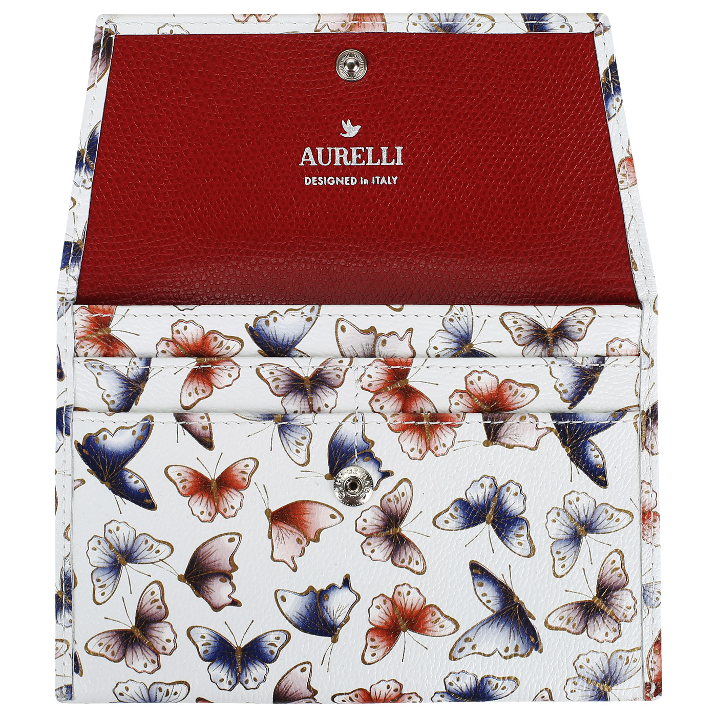 Кожаная обложка-конверт для автодокументов и паспорта Aurelli Alma fantasia