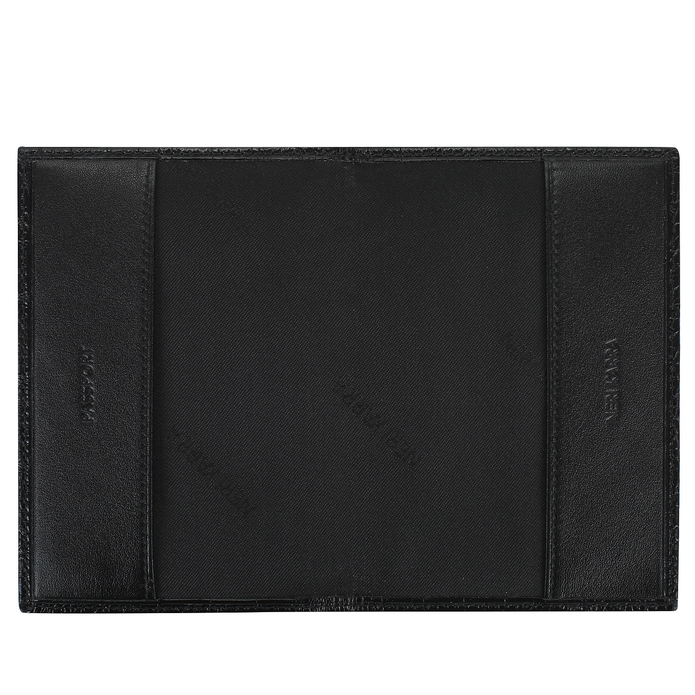 Черная обложка для паспорта Neri Karra 