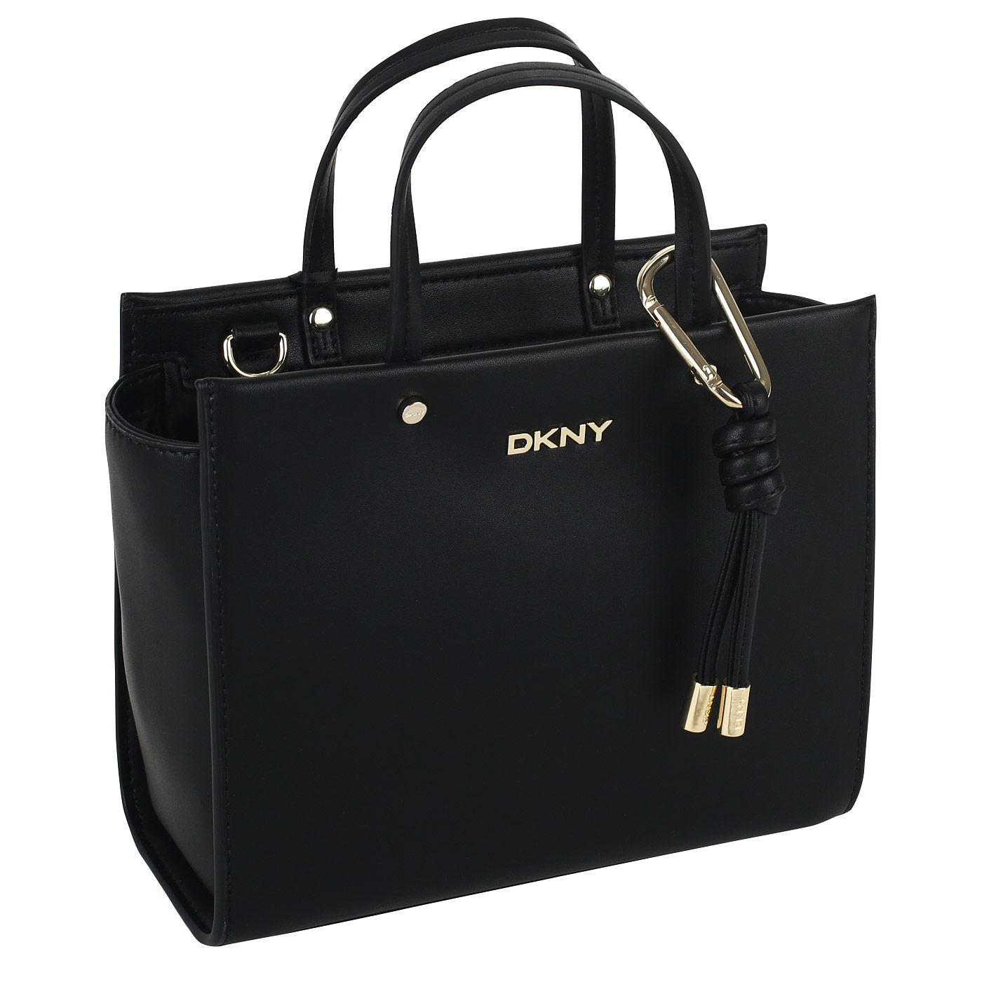 Кожаная сумка с плечевым ремешком DKNY Mackenzie