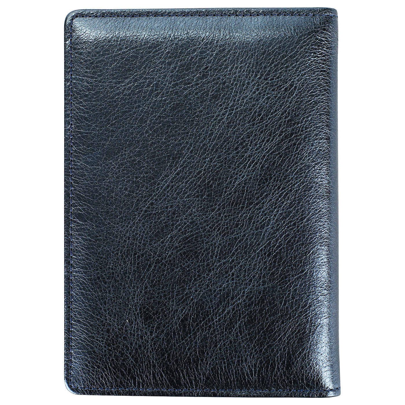 Синяя обложка для автодокументов из кожи Chatte Aurora shine