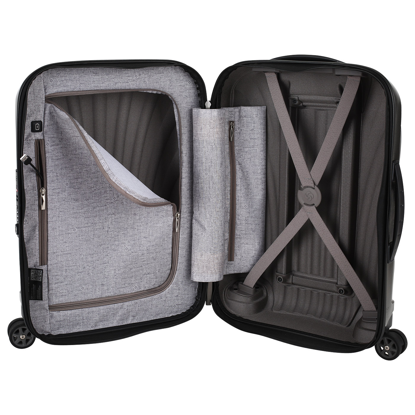 Чемодан для ручной клади из материала Curv с кодовым замком Samsonite C-Lite