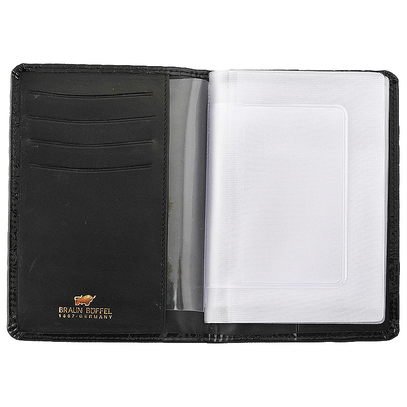 Обложка для автодокументов Braun Buffel Glanzcroko