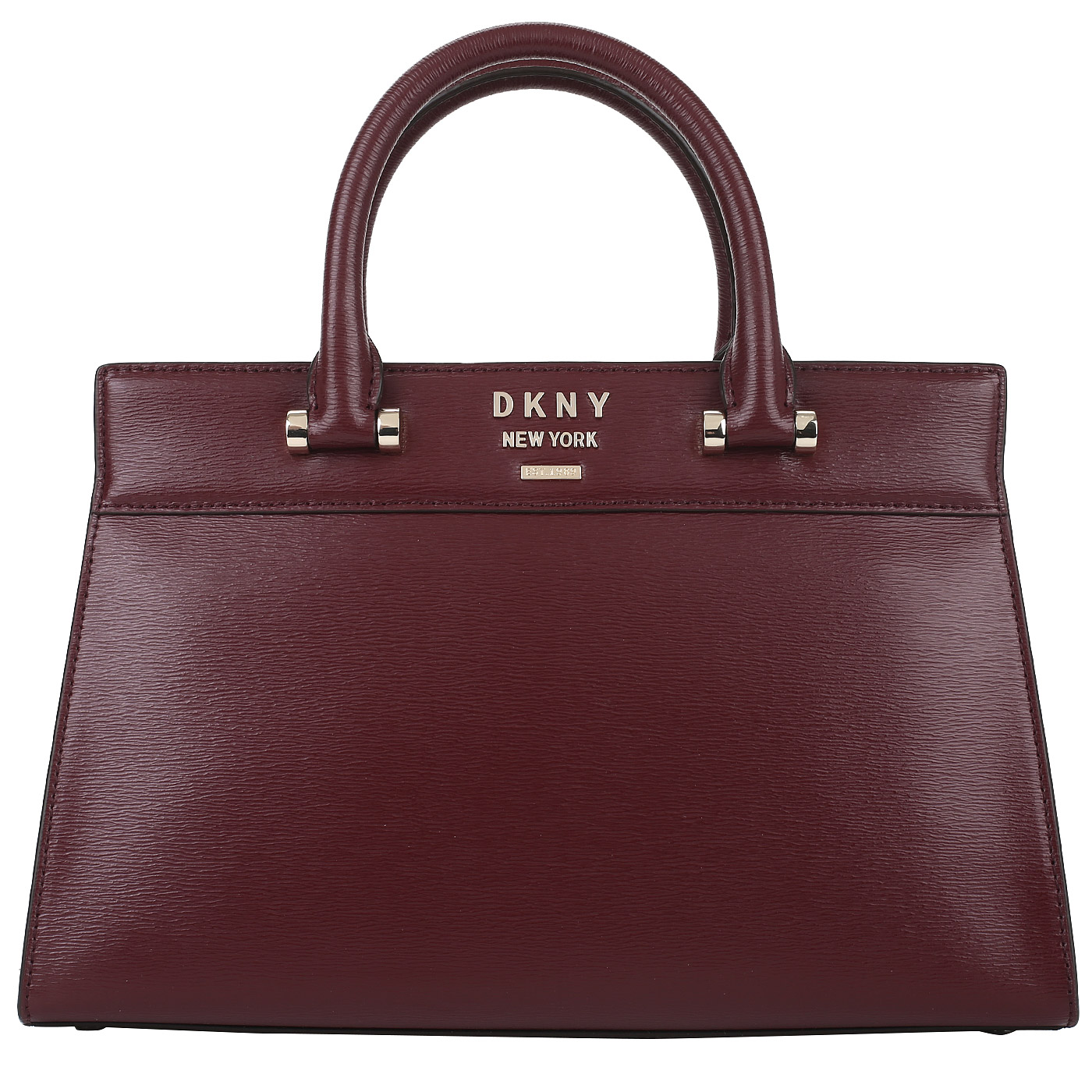 DKNY Тисненая кожаная сумка