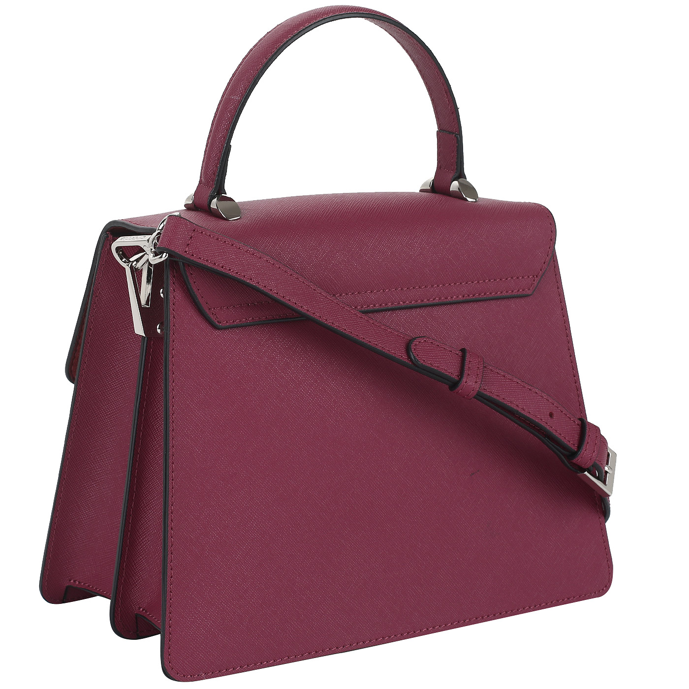 Сафьяновая сумочка с откидным клапаном Cromia Perla