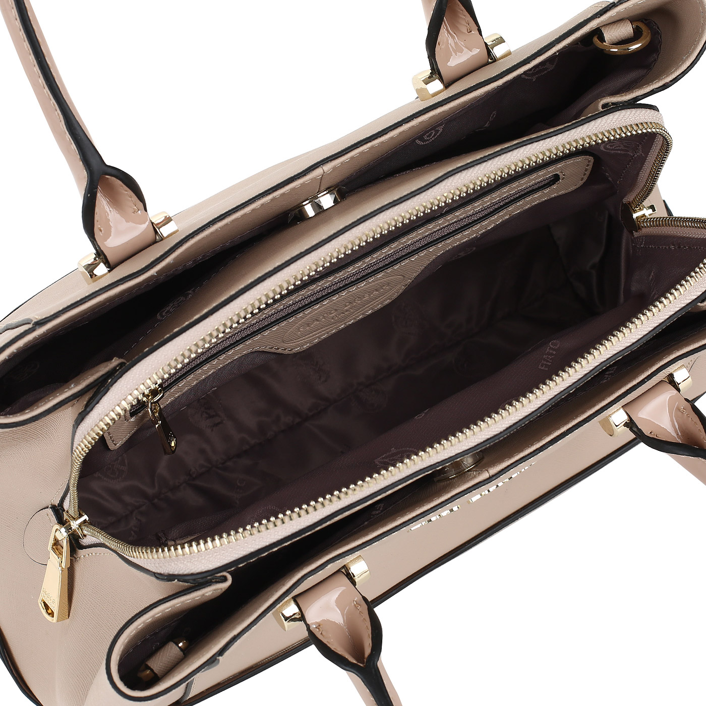 Женская сумка из сафьяна на двойной молнии Fiato Dream 