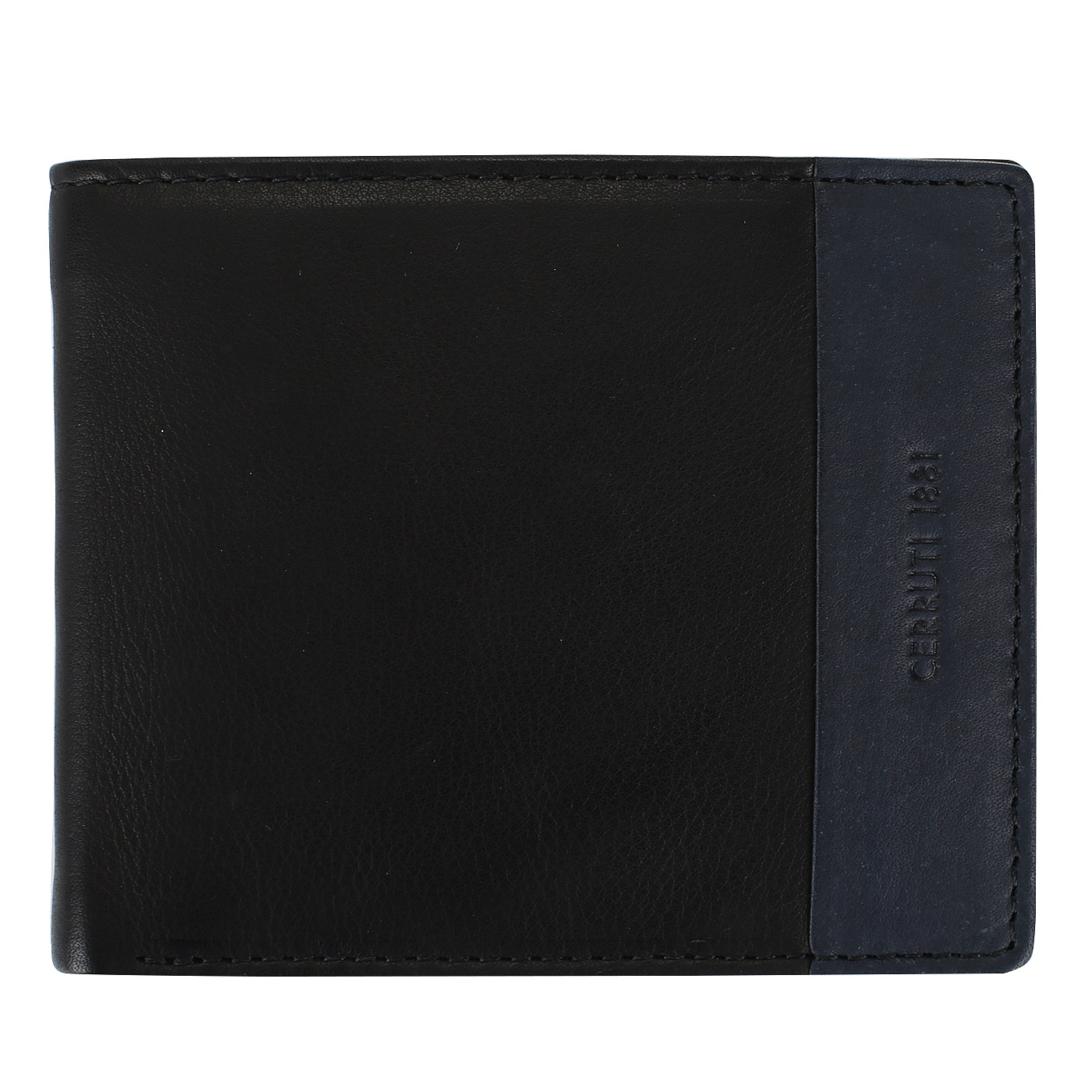 Cerruti 1881 Мужское портмоне из черной кожи